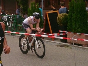 Boris Ramsteiner beim Breisgau-Triathlon
